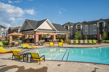 Resort-style pool with sundeck